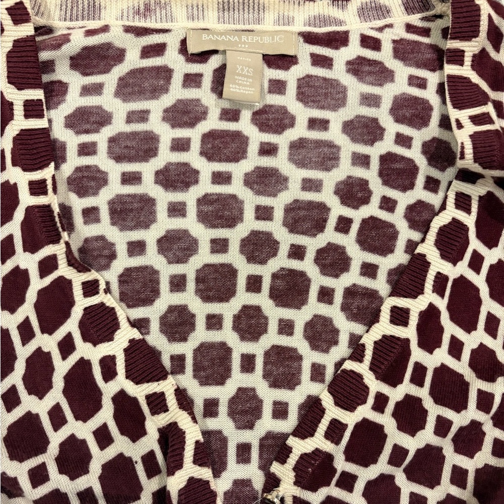 Geometric Patterned Cardigan - Picture 3 of 4